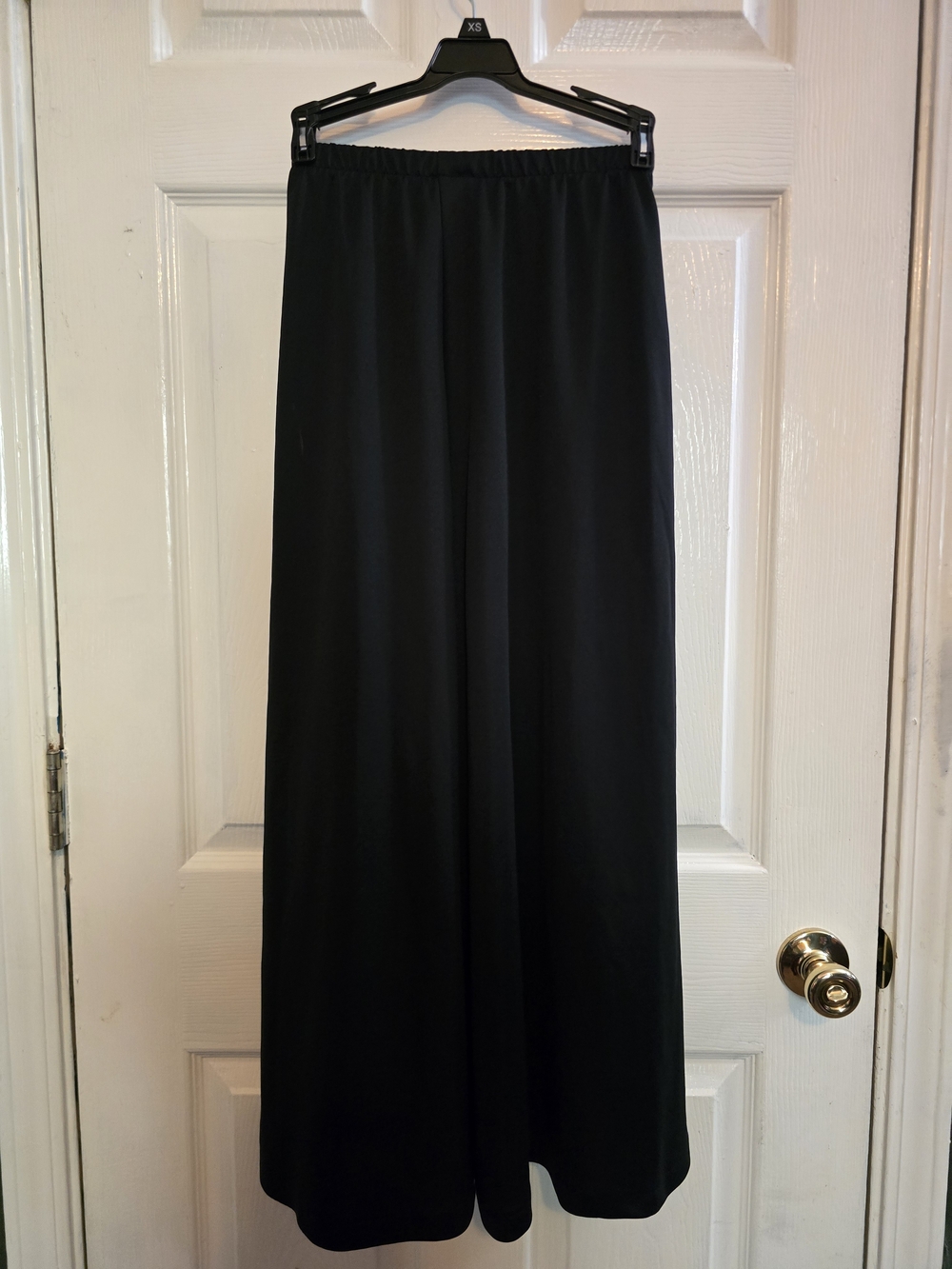 Girl's Black Wide-Leg Pull-On Dress Pants